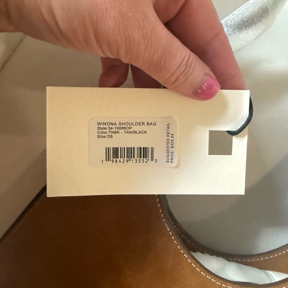 NWT Staud Brown Suede Winona Shoulder Bag - Picture 8 of 8